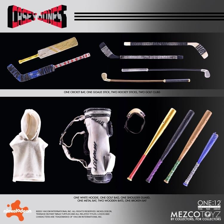 Teenage Mutant Ninja Turtles One:12 Collective Casey Jones Action Figure Gallery Image 15