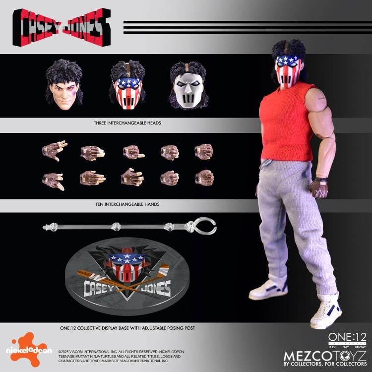 Mezco Toyz 1/12 TMNT ケイシー ジョーンズ 未開封新品 Teenage Mutant Ninja Turtles One:12 Collective Casey Jones Action