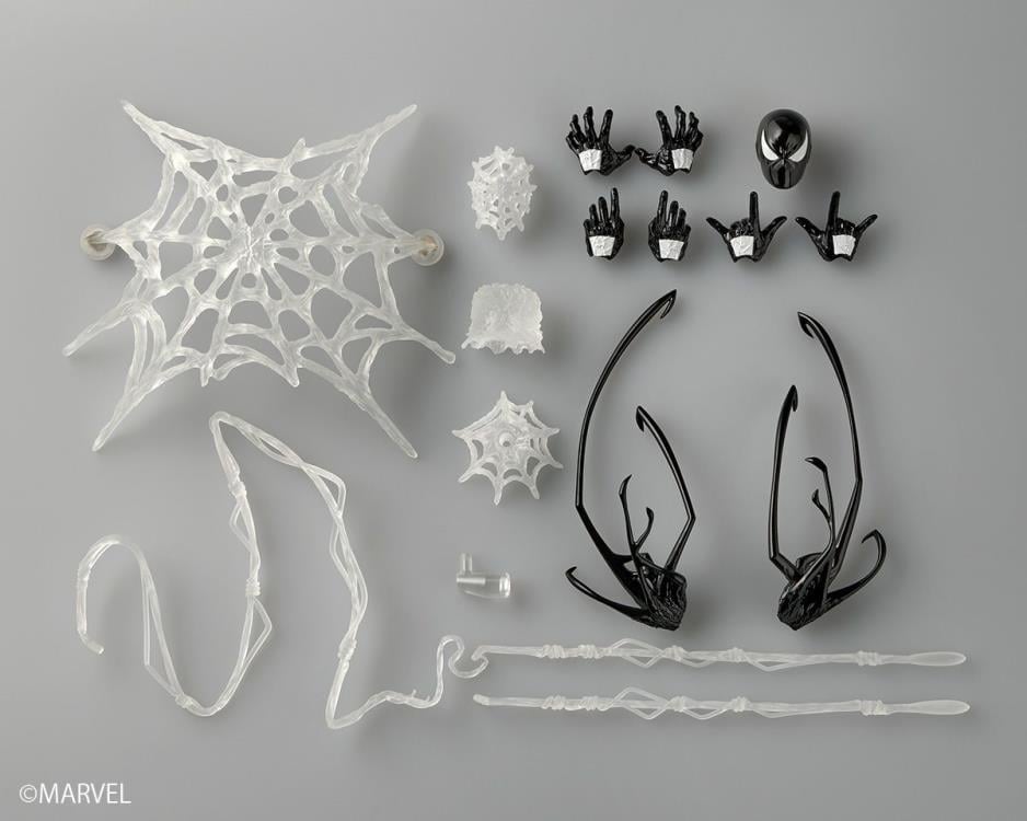 Marvel Comics Amazing Yamaguchi Revoltech NR105 Symbiote Suit Spider-Man Action Figure Gallery Image 11