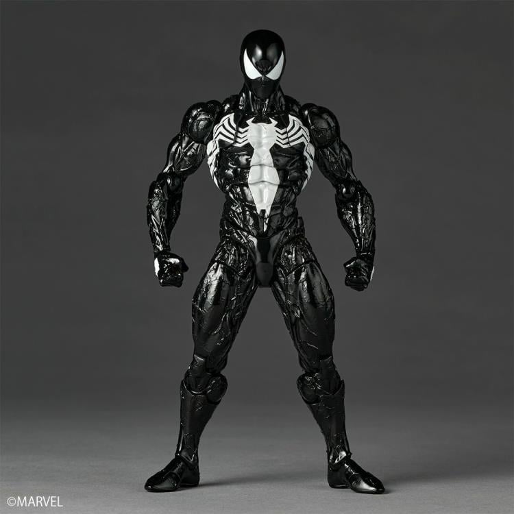 Marvel Comics Amazing Yamaguchi Revoltech NR105 Symbiote Suit Spider-Man Action Figure Gallery Image 3