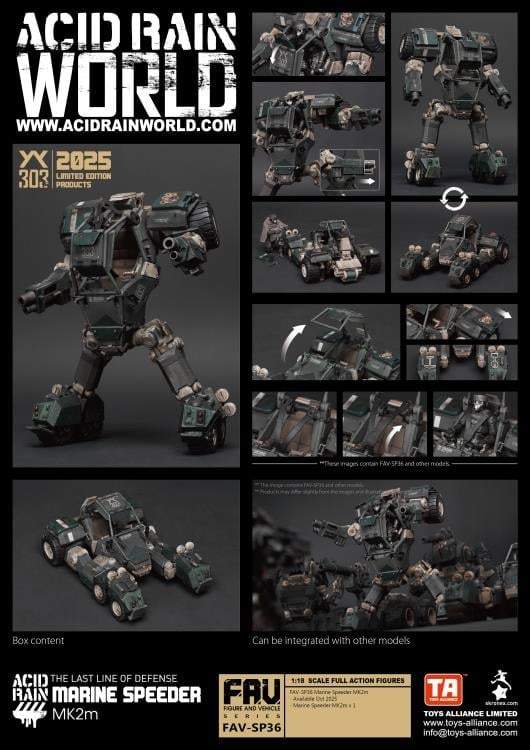 Acid Rain FAV-SP36 Marine Speeder MK2m 1/18 Scale Action Figure Gallery Image 11