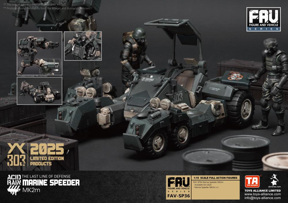 Acid Rain FAV-SP36 Marine Speeder MK2m 1/18 Scale Action Figure Gallery Image 13