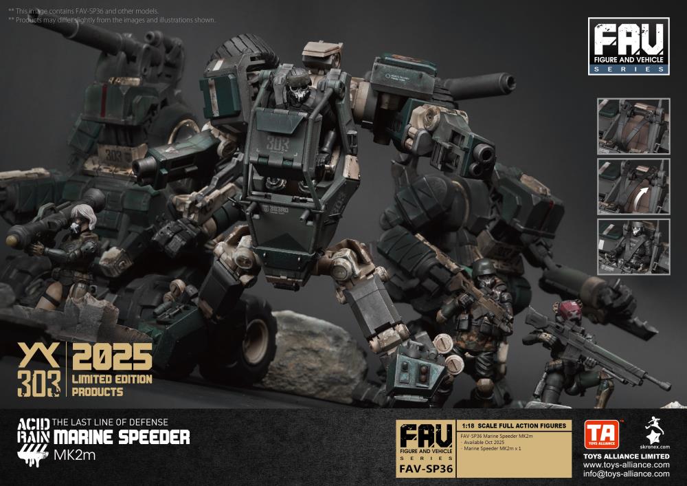 Acid Rain FAV-SP36 Marine Speeder MK2m 1/18 Scale Action Figure Gallery Image 14