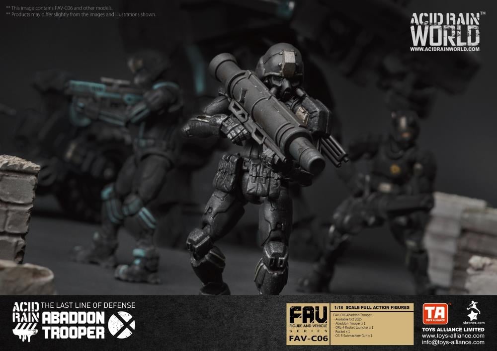 Acid Rain FAV-C06 Abaddon Trooper 1/18 Scale Action Figure Gallery Image 8