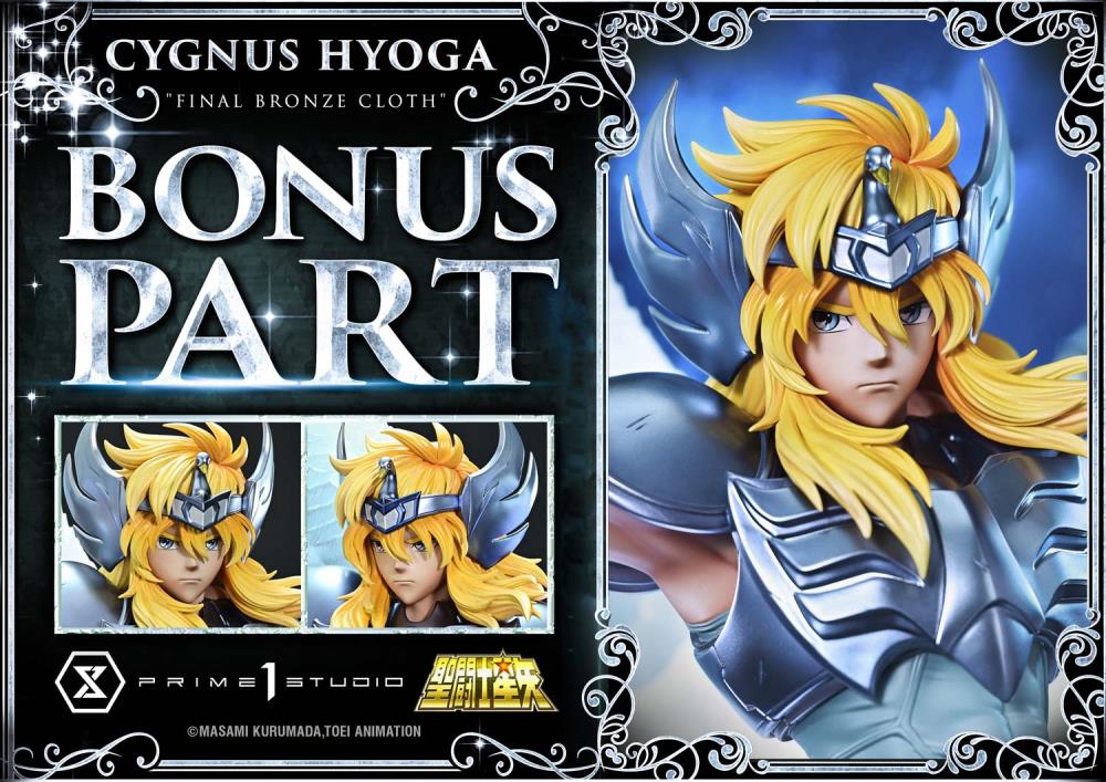 Saint Seiya Premium Masterline Cygnus Hyoga "Final Bronze Cloth" (Bonus Ver.) 1/4 Scale Limited Edition Statue Gallery Image 5