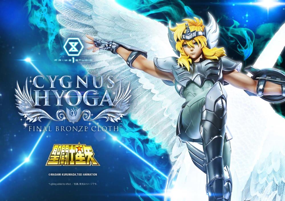 Saint Seiya Premium Masterline Cygnus Hyoga "Final Bronze Cloth" (Bonus Ver.) 1/4 Scale Limited Edition Statue Gallery Image 3