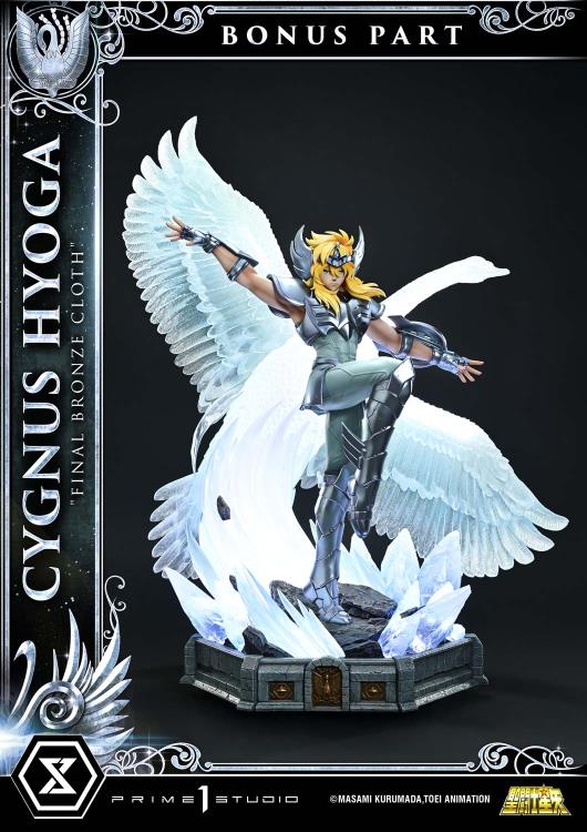 Saint Seiya Premium Masterline Cygnus Hyoga "Final Bronze Cloth" (Bonus Ver.) 1/4 Scale Limited Edition Statue Gallery Image 22