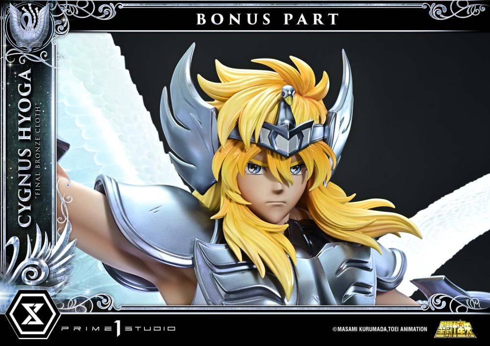 Saint Seiya Premium Masterline Cygnus Hyoga "Final Bronze Cloth" (Bonus Ver.) 1/4 Scale Limited Edition Statue Gallery Image 23