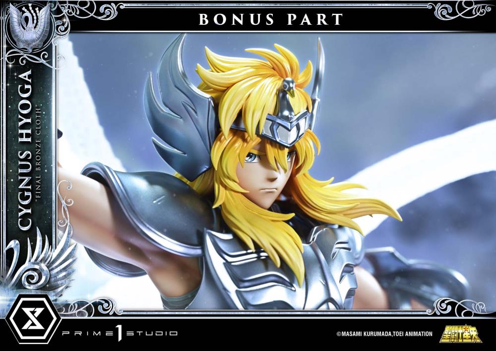 Saint Seiya Premium Masterline Cygnus Hyoga "Final Bronze Cloth" (Bonus Ver.) 1/4 Scale Limited Edition Statue Gallery Image 35