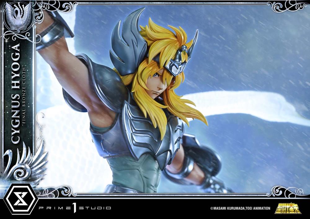 Saint Seiya Premium Masterline Cygnus Hyoga "Final Bronze Cloth" (Bonus Ver.) 1/4 Scale Limited Edition Statue Gallery Image 45