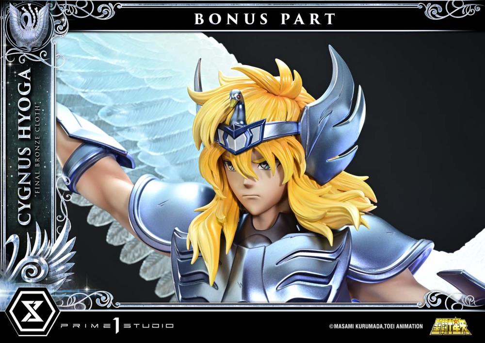 Saint Seiya Premium Masterline Cygnus Hyoga "Final Bronze Cloth" (Bonus Ver.) 1/4 Scale Limited Edition Statue Gallery Image 26