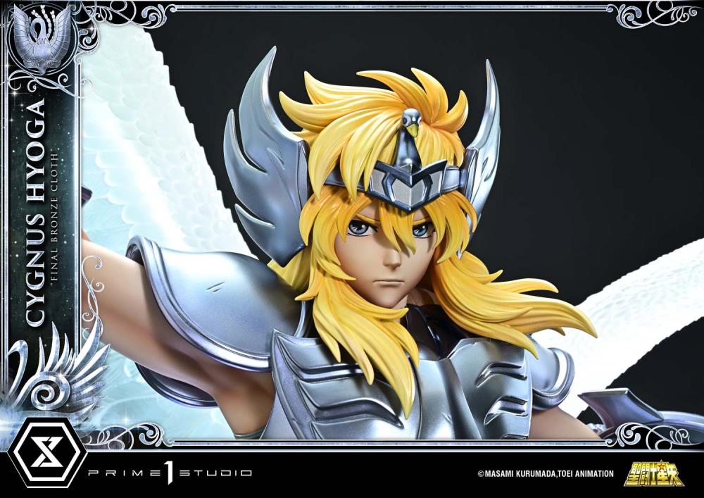 Saint Seiya Premium Masterline Cygnus Hyoga "Final Bronze Cloth" (Bonus Ver.) 1/4 Scale Limited Edition Statue Gallery Image 10