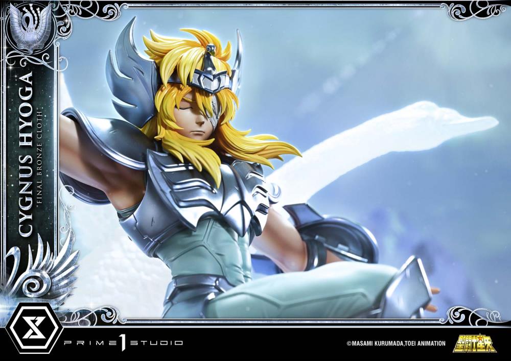 Saint Seiya Premium Masterline Cygnus Hyoga "Final Bronze Cloth" (Bonus Ver.) 1/4 Scale Limited Edition Statue Gallery Image 43