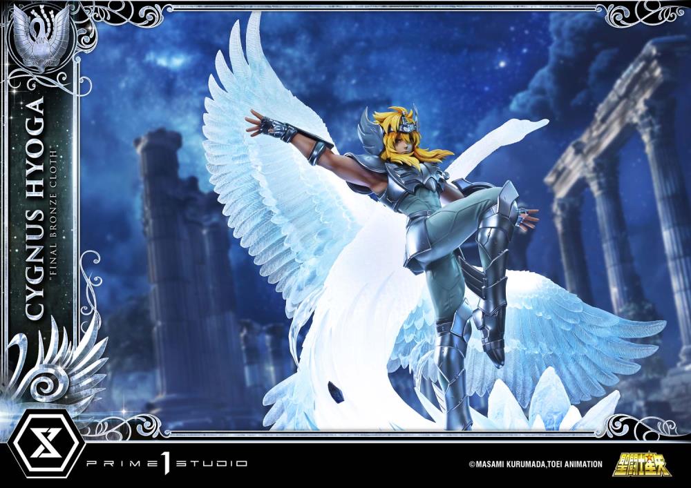 Saint Seiya Premium Masterline Cygnus Hyoga "Final Bronze Cloth" (Bonus Ver.) 1/4 Scale Limited Edition Statue Gallery Image 34