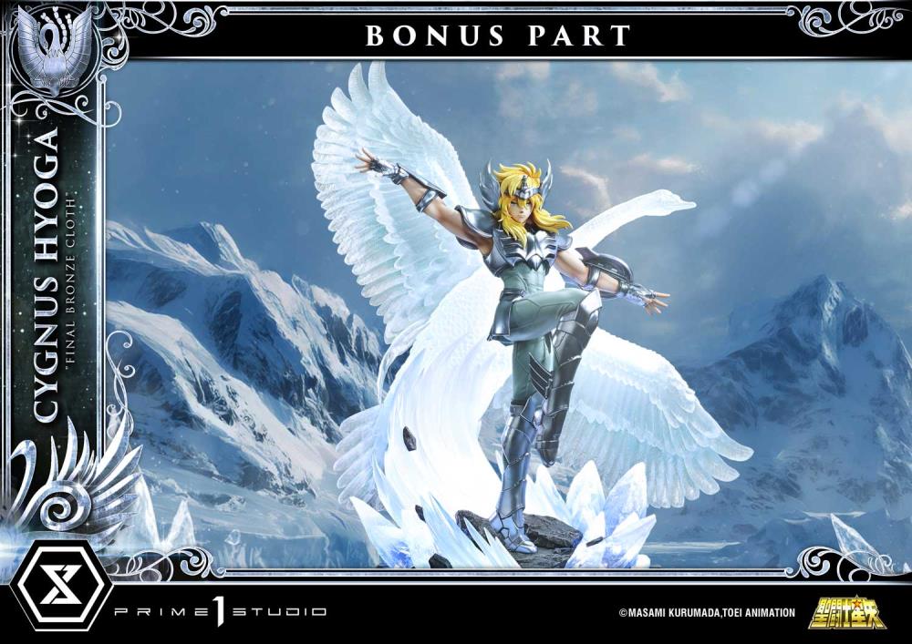 Saint Seiya Premium Masterline Cygnus Hyoga "Final Bronze Cloth" (Bonus Ver.) 1/4 Scale Limited Edition Statue Gallery Image 37