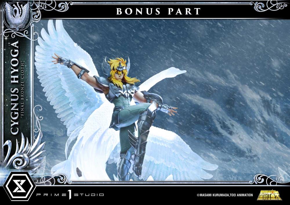 Saint Seiya Premium Masterline Cygnus Hyoga "Final Bronze Cloth" (Bonus Ver.) 1/4 Scale Limited Edition Statue Gallery Image 38