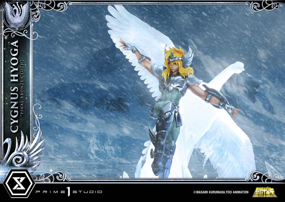 Saint Seiya Premium Masterline Cygnus Hyoga "Final Bronze Cloth" (Bonus Ver.) 1/4 Scale Limited Edition Statue Gallery Image 40