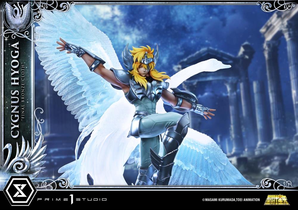 Saint Seiya Premium Masterline Cygnus Hyoga "Final Bronze Cloth" (Bonus Ver.) 1/4 Scale Limited Edition Statue Gallery Image 31