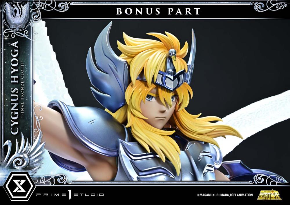 Saint Seiya Premium Masterline Cygnus Hyoga "Final Bronze Cloth" (Bonus Ver.) 1/4 Scale Limited Edition Statue Gallery Image 24