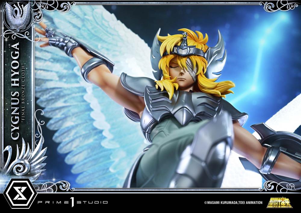 Saint Seiya Premium Masterline Cygnus Hyoga "Final Bronze Cloth" (Bonus Ver.) 1/4 Scale Limited Edition Statue Gallery Image 47