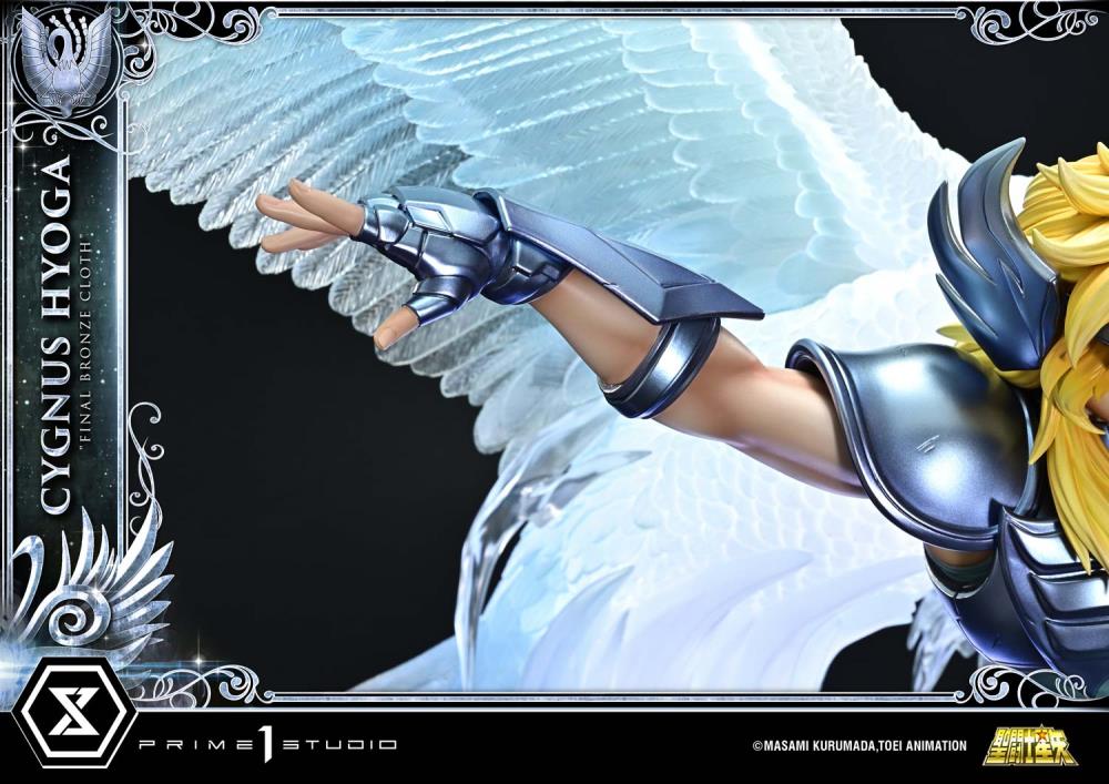 Saint Seiya Premium Masterline Cygnus Hyoga "Final Bronze Cloth" (Bonus Ver.) 1/4 Scale Limited Edition Statue Gallery Image 16