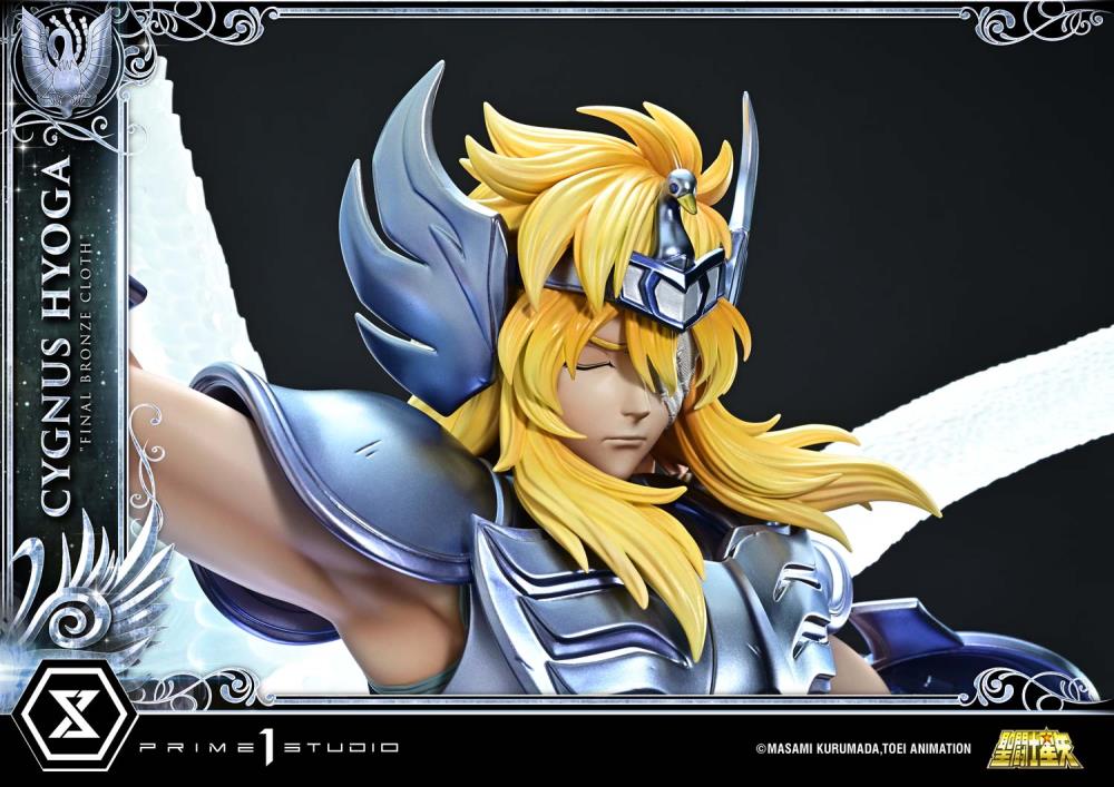 Saint Seiya Premium Masterline Cygnus Hyoga "Final Bronze Cloth" (Bonus Ver.) 1/4 Scale Limited Edition Statue Gallery Image 14