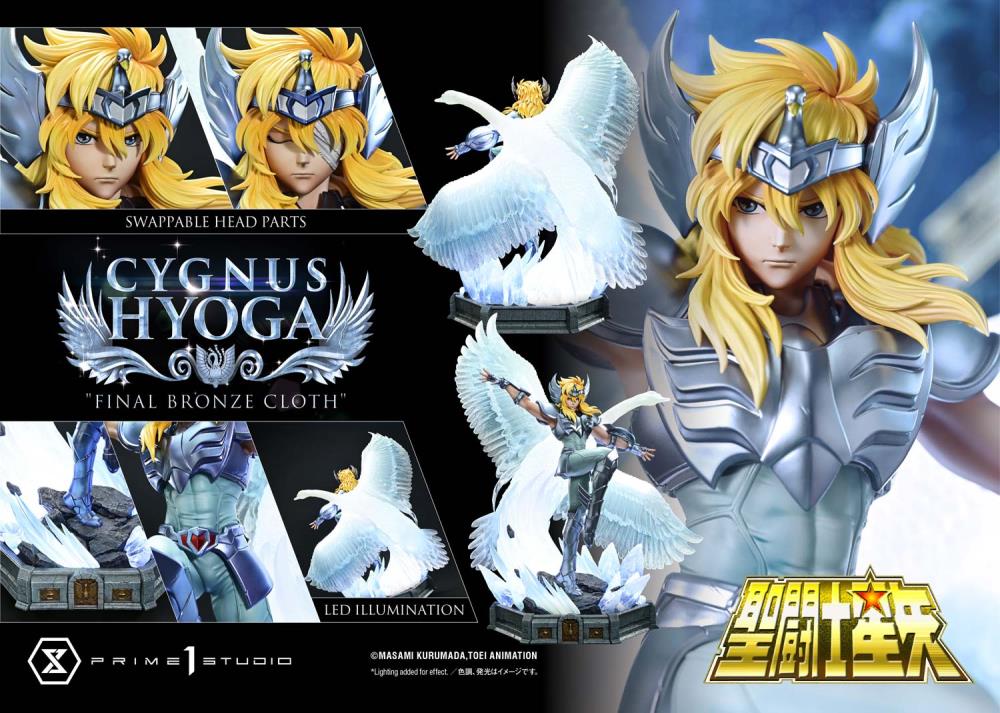 Saint Seiya Premium Masterline Cygnus Hyoga "Final Bronze Cloth" (Bonus Ver.) 1/4 Scale Limited Edition Statue Gallery Image 4