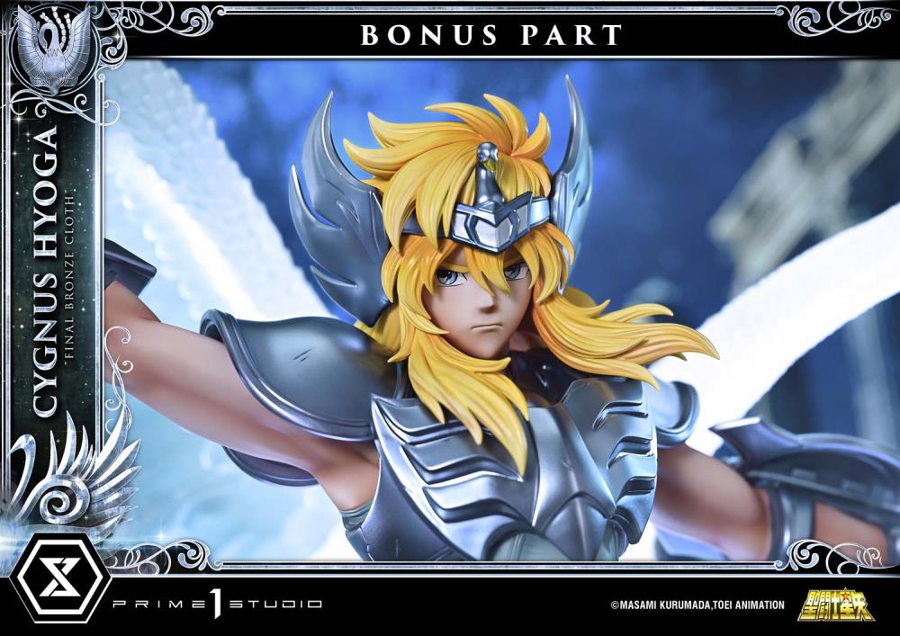 Saint Seiya Premium Masterline Cygnus Hyoga "Final Bronze Cloth" (Bonus Ver.) 1/4 Scale Limited Edition Statue Gallery Image 32