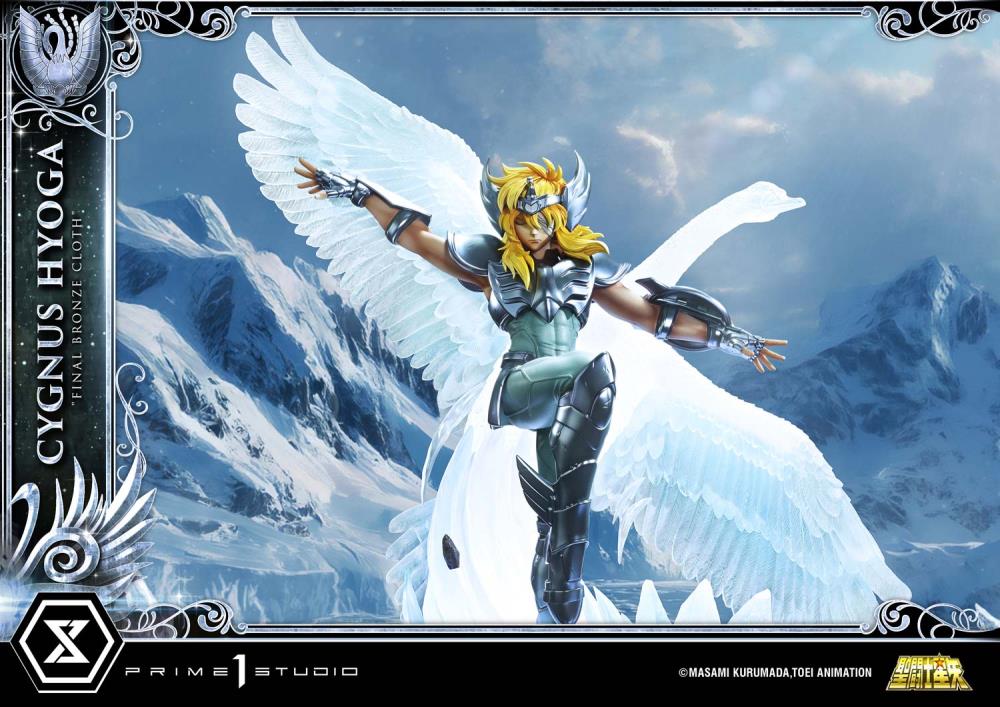 Saint Seiya Premium Masterline Cygnus Hyoga "Final Bronze Cloth" (Bonus Ver.) 1/4 Scale Limited Edition Statue Gallery Image 42