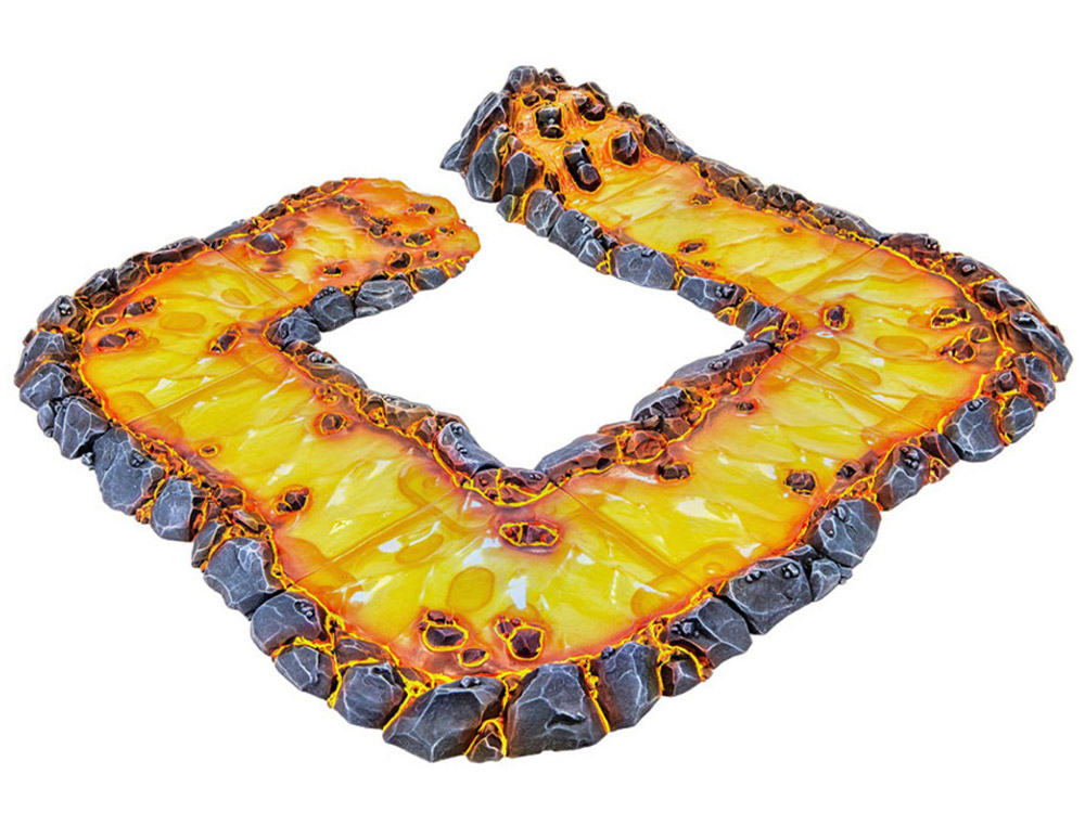 Dungeons & Lasers: Modular Lava Terrain Set