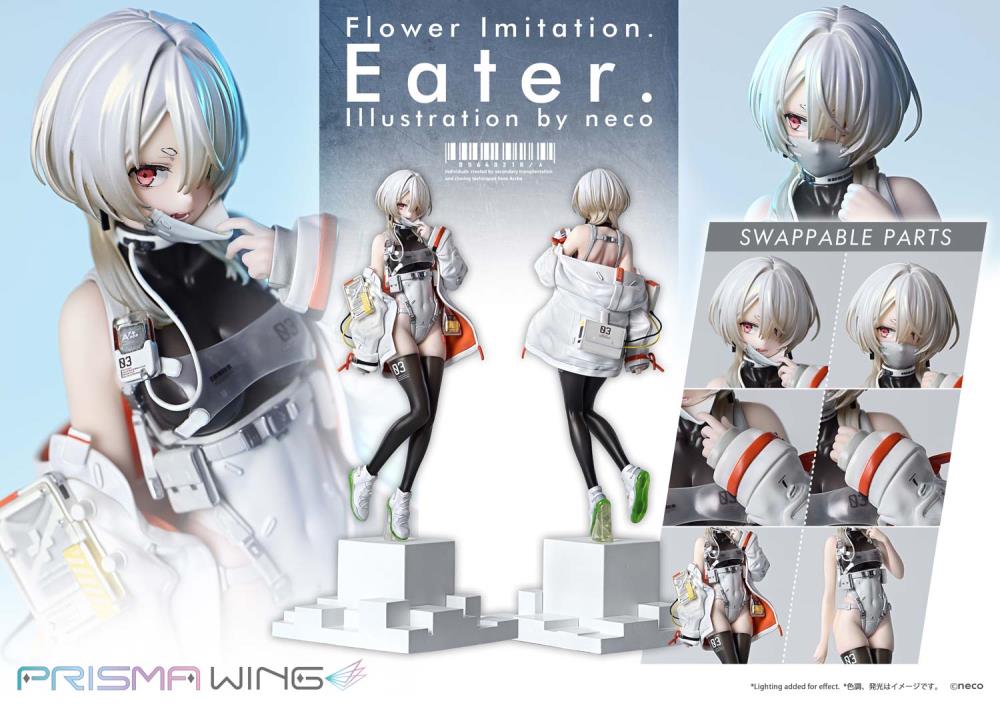neco Illustration Prisma Wing Flower Imitation. Eater. 1/7 Scale Figure Gallery Image 4