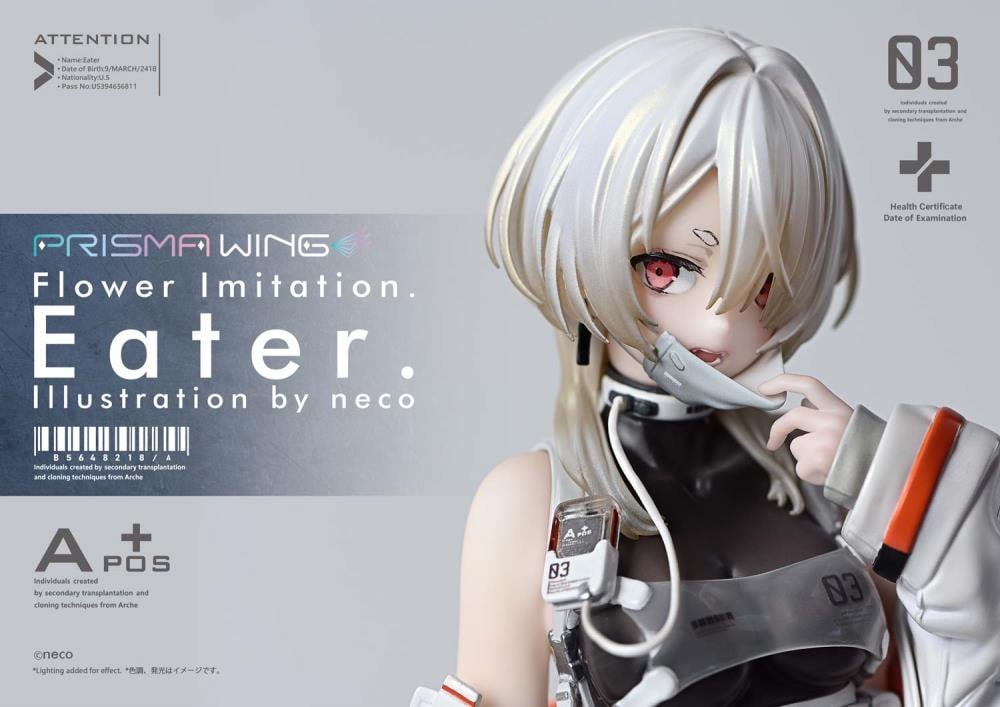 neco Illustration Prisma Wing Flower Imitation. Eater. 1/7 Scale Figure Gallery Image 3