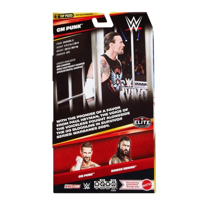 WWE Elite Collection Top Picks 2025 CM Punk Action Figure Gallery Image 9