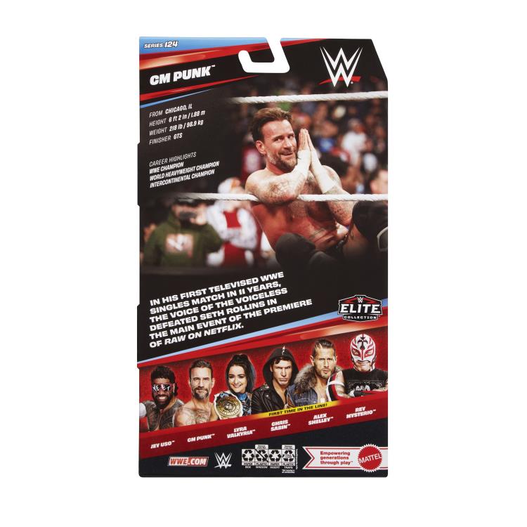 WWE Elite Collection Series 124 CM Punk Action Figure Gallery Image 9