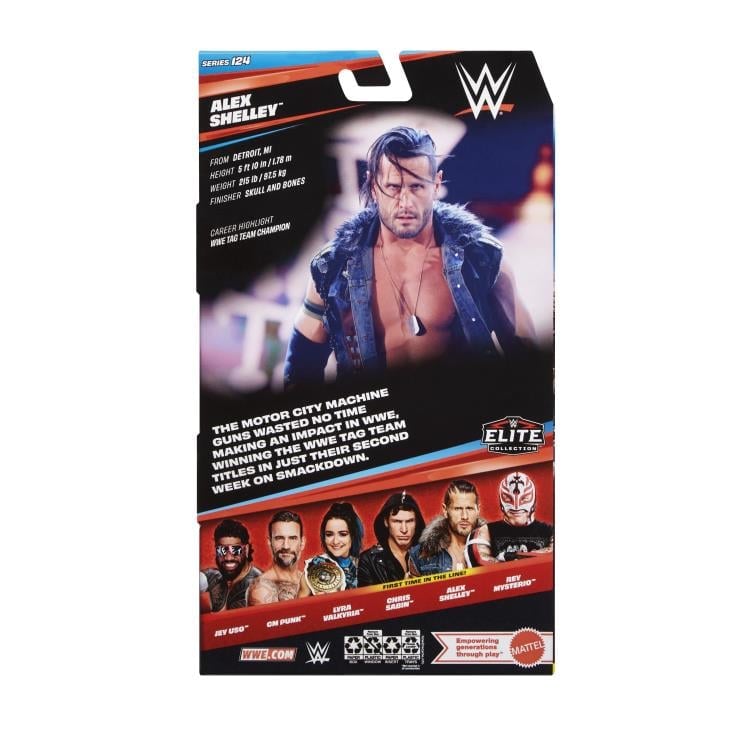 WWE Elite Collection Series 124 Alex Shelley Action Figure Gallery Image 9