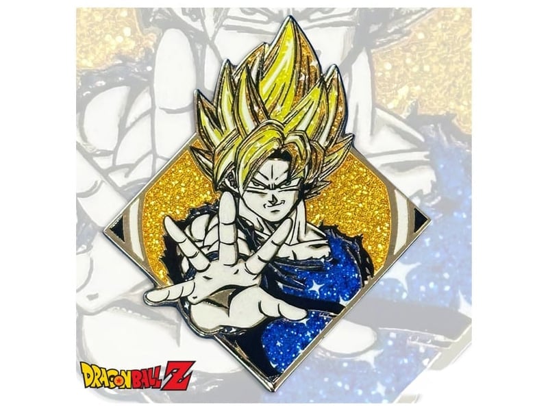 Dragon Ball Z Sparkle Series Super Saiyan Goku Limited Edition Pin Gallery Image 1