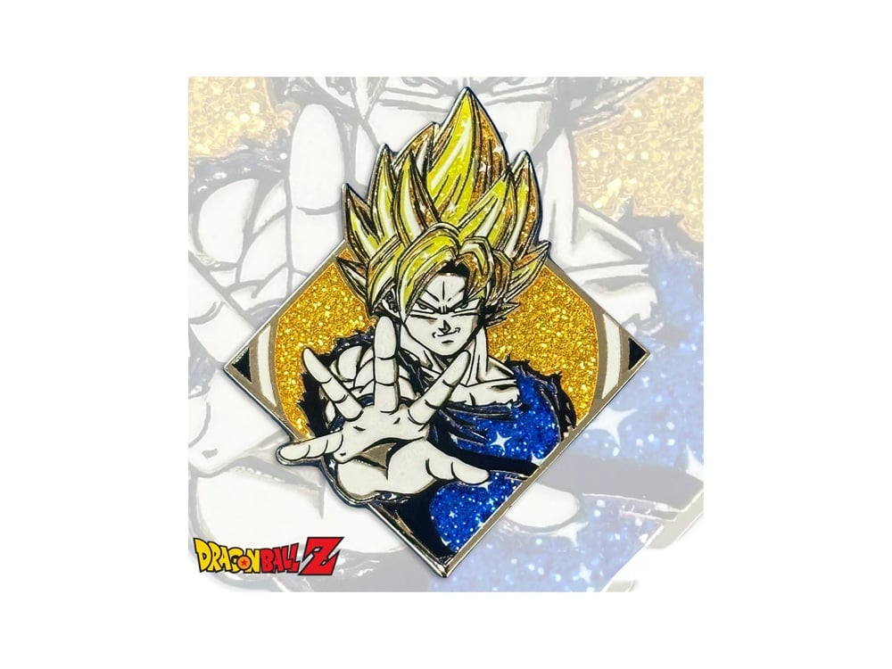 Dragon Ball Z Sparkle Series Super Saiyan Goku Limited Edition Pin Gallery Image 3
