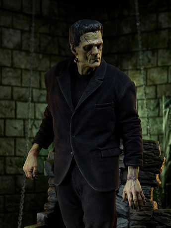 Universal Monsters Premium Format Mixed Media Frankenstein's Monster (Fabric Costuming Ver.) Statue Gallery Image 2