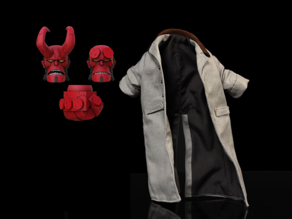 Hellboy フィギュア コート付き Hellboy Box Full of Evil Accessory Pack