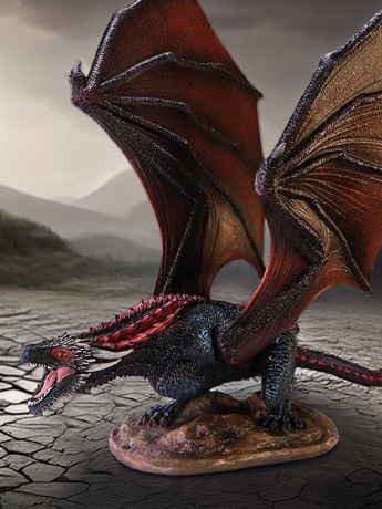 Game of Thrones Drogon Figurine Gallery Image 2