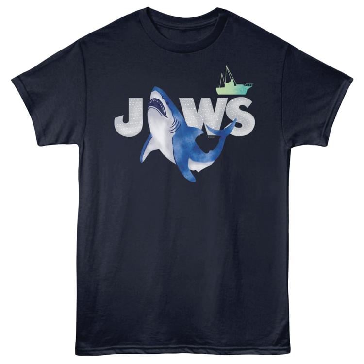 Jaws Watercolor T-Shirt Gallery Image 4