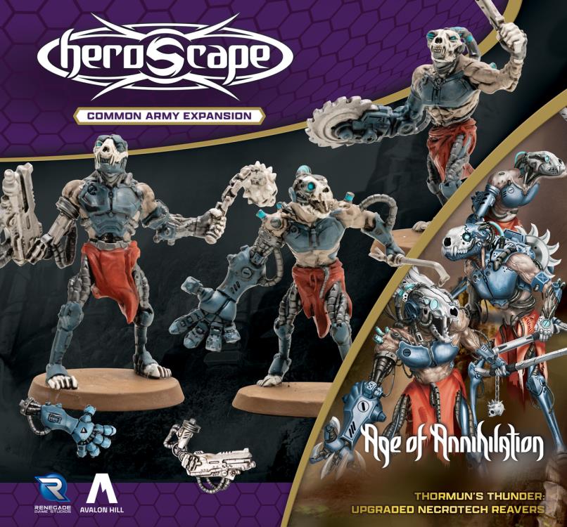 Heroscape: Thormun's Thunder: Upgraded Necrotech Reavers Army Expansion (Unpainted) Gallery Image 3