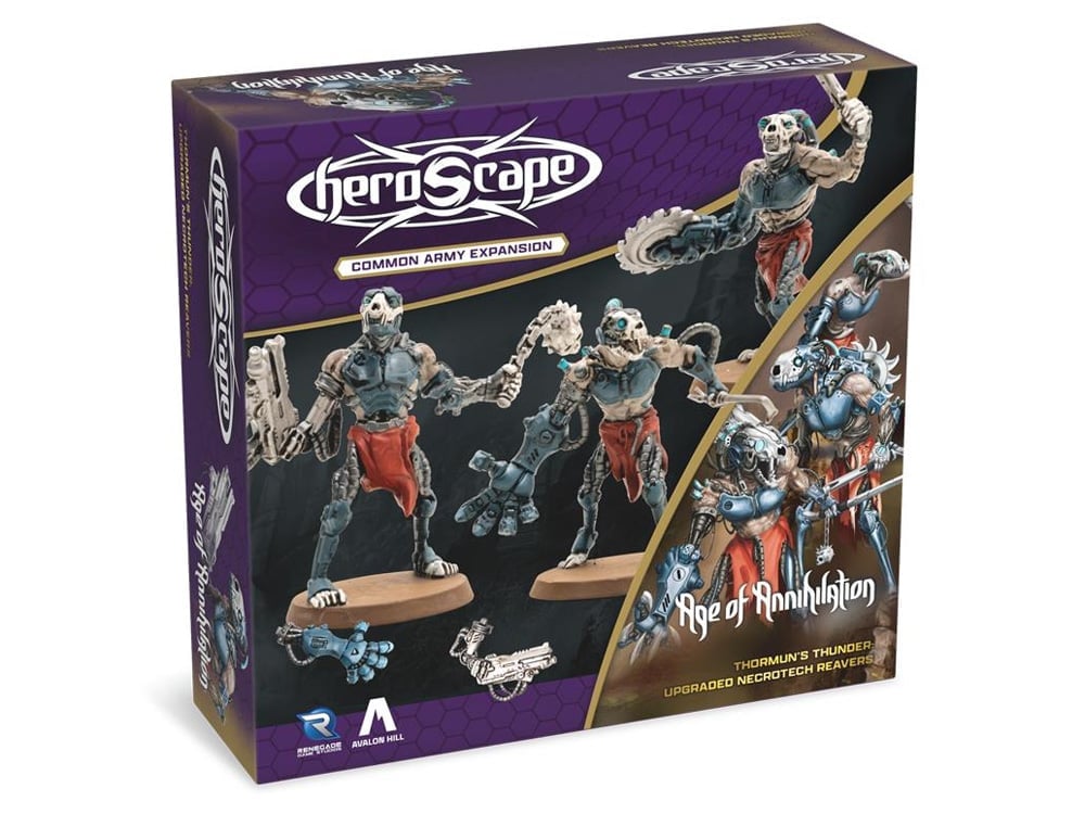 Heroscape: Thormun's Thunder: Upgraded Necrotech Reavers Army Expansion (Unpainted) Gallery Image 1