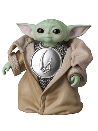 The Mandalorian Ultra Detail Figure No.881 Grogu (Beskar) Gallery Image 2