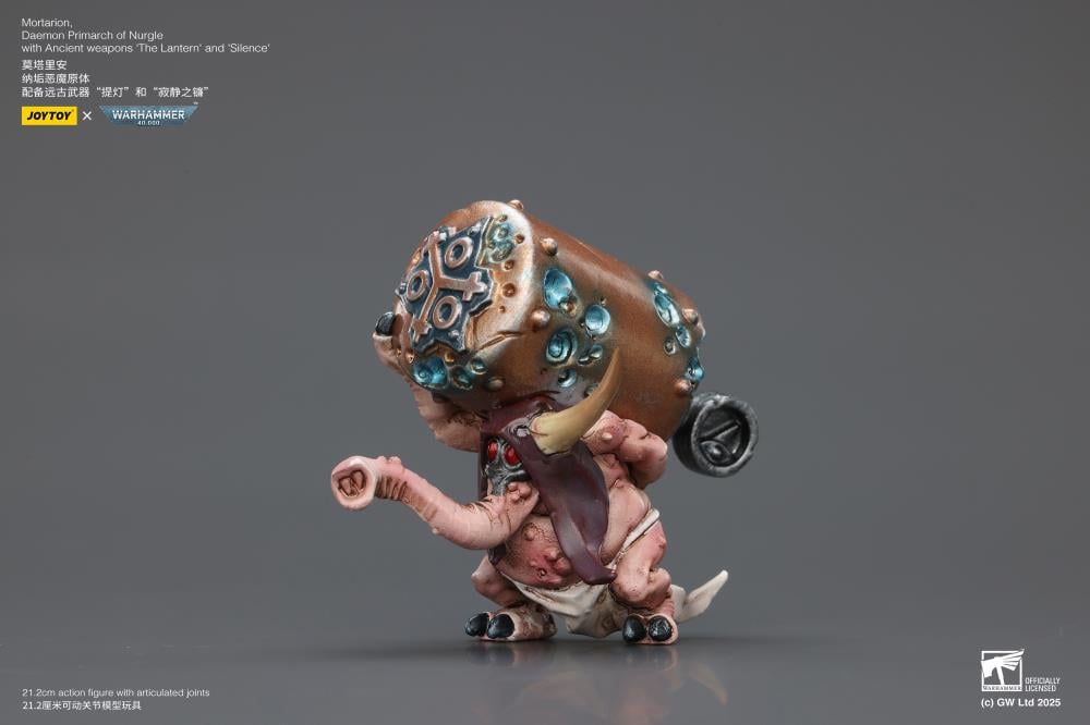 Warhammer 40,000 Mortarion, Daemon Primarch of Nurgle with Ancient Weapons "The Lantern" and "Silence" 1/18 Scale Action Figure Gallery Image 23