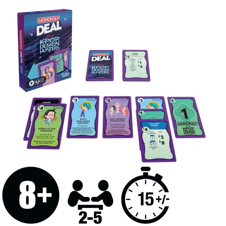 Monopoly Deal: KPop Demon Hunters Card Game Gallery Image 4