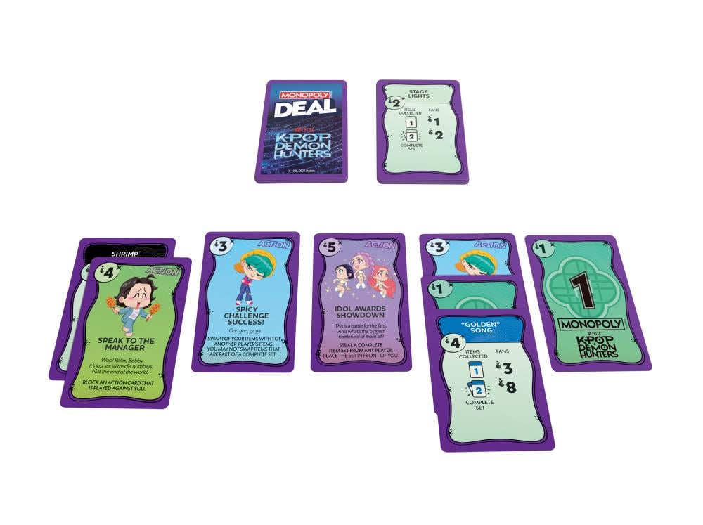 Monopoly Deal: KPop Demon Hunters Card Game Gallery Image 3