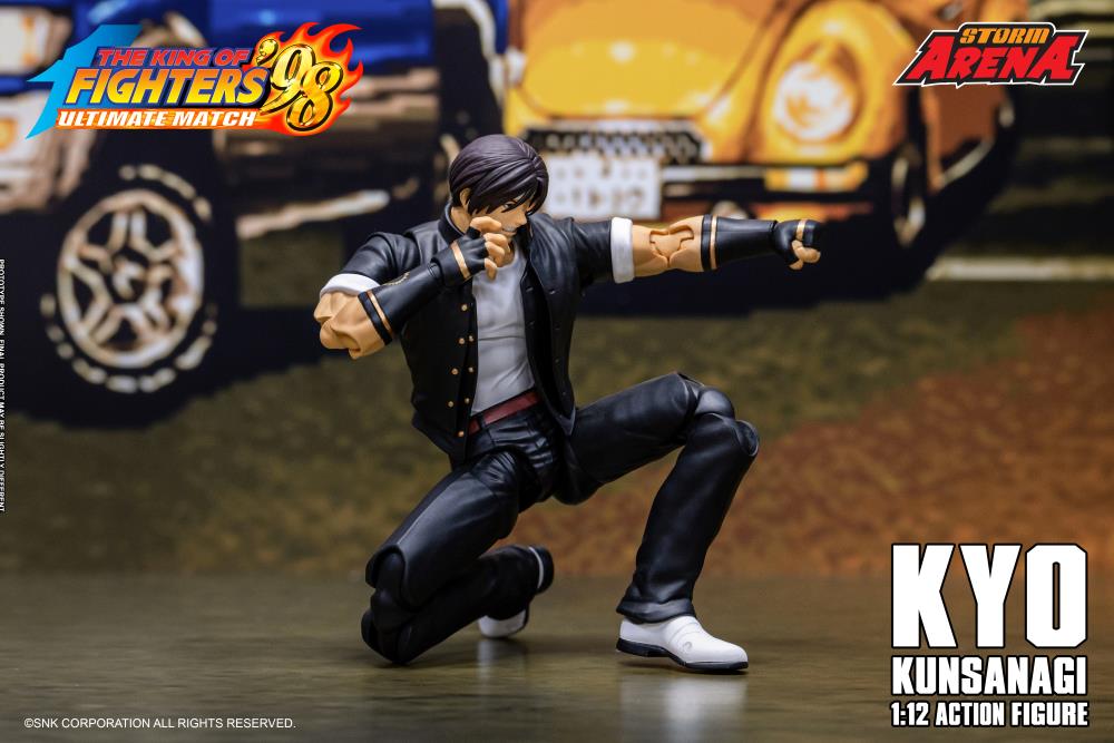 The King of Fighters '98 Ultimate Match Storm Arena Kyo Kusanagi 1/12 Scale Action Figure Gallery Image 11