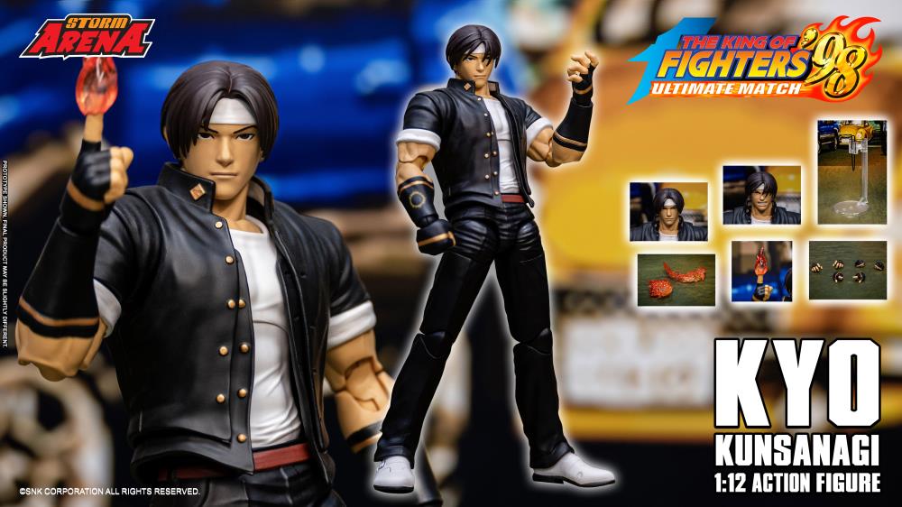 The King of Fighters '98 Ultimate Match Storm Arena Kyo Kusanagi 1/12 Scale Action Figure Gallery Image 25