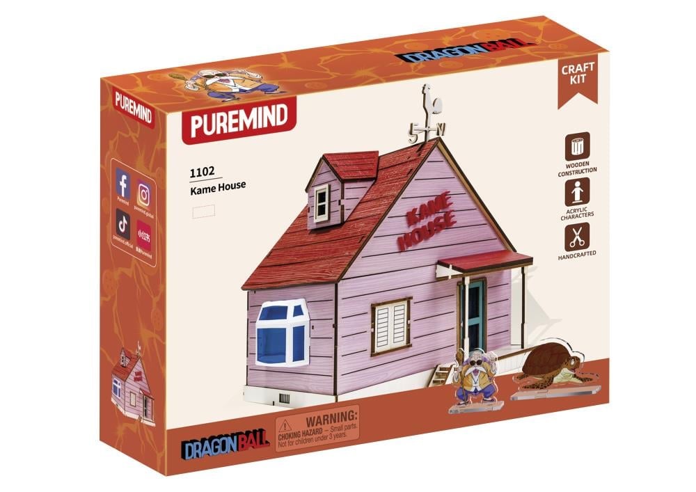 Dragon Ball Kame House Wooden Construction Set with Acrylic Figures Gallery Image 7